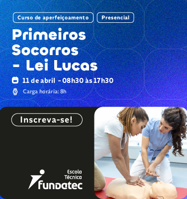 Curso de Aperfei�oamento - Primeiros Socorros - Lei Lucas