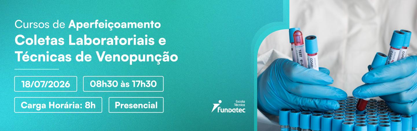 Curso de Aperfei�oamento: Coletas Laboratoriais e T�cnicas de Venopun��o
